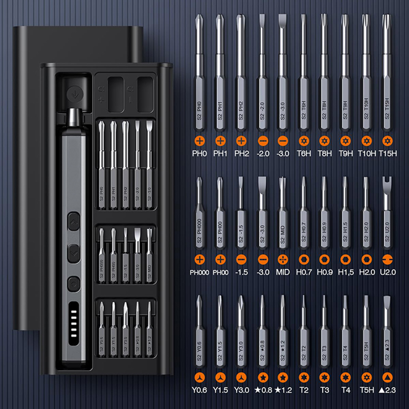 Electric Screwdriver Rechargeable Usb - Jeu de tournevis électriques, Kit d'outils