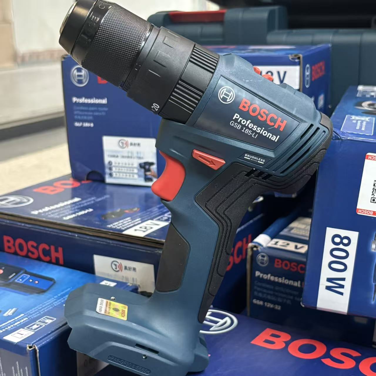 Brushless Cordless Electric Drill 18V - Perceuse à percussion sans fil Bosch