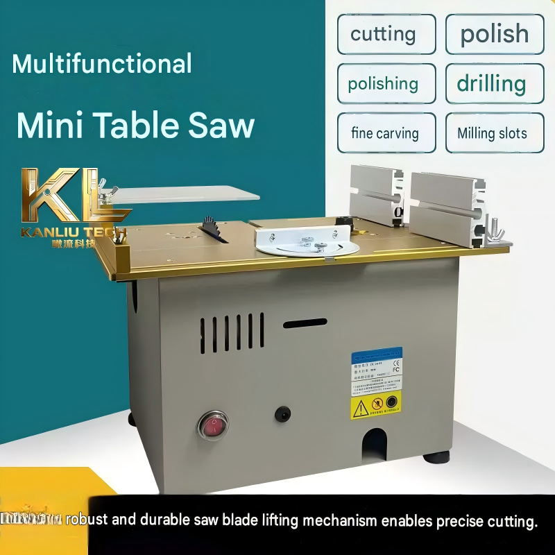 Mini Table Saw For Woodworking - Scie à table miniature T7, machine