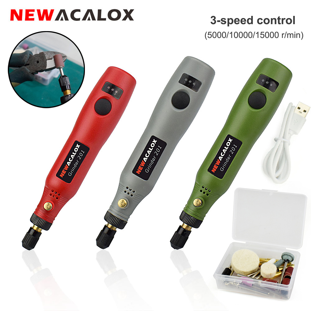Cordless Rotary Tool Kit Accessories - NEWACALOX – Kit d'outils rotatifs sans