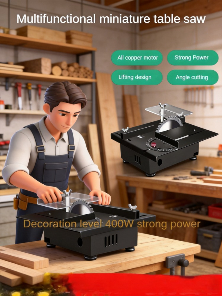 Mini-scie de table 400W, mini- - Mini Table Saw For Woodworking avis et prix