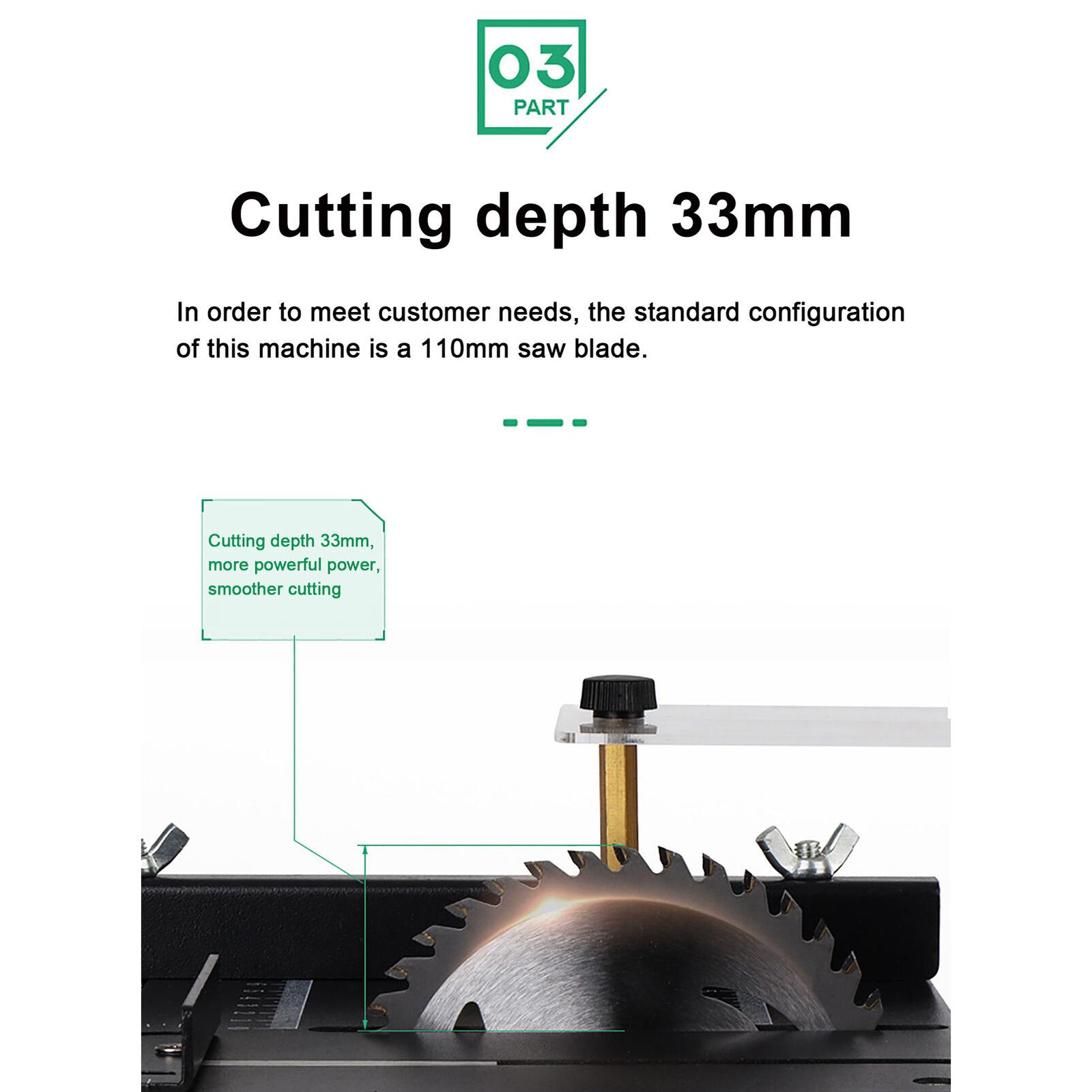 Scie à table circulaire compac - Mini Table Saw For Woodworking avis et prix
