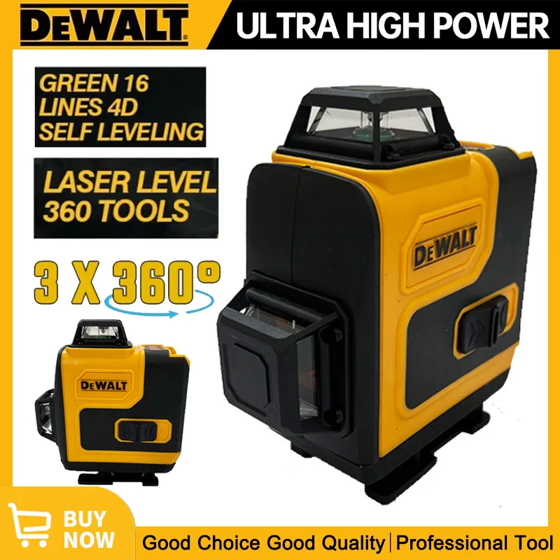 Niveau laser Dewalt 360° vert  - Laser Level 16 Lines 4D Green avis et prix