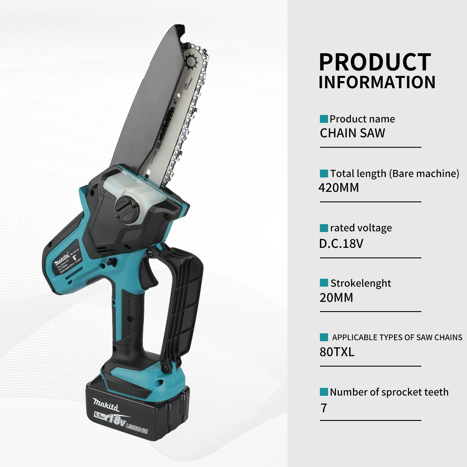 Tronçonneuse sans fil pour le  - Mini Electric Chainsaw 6 Inch avis et prix