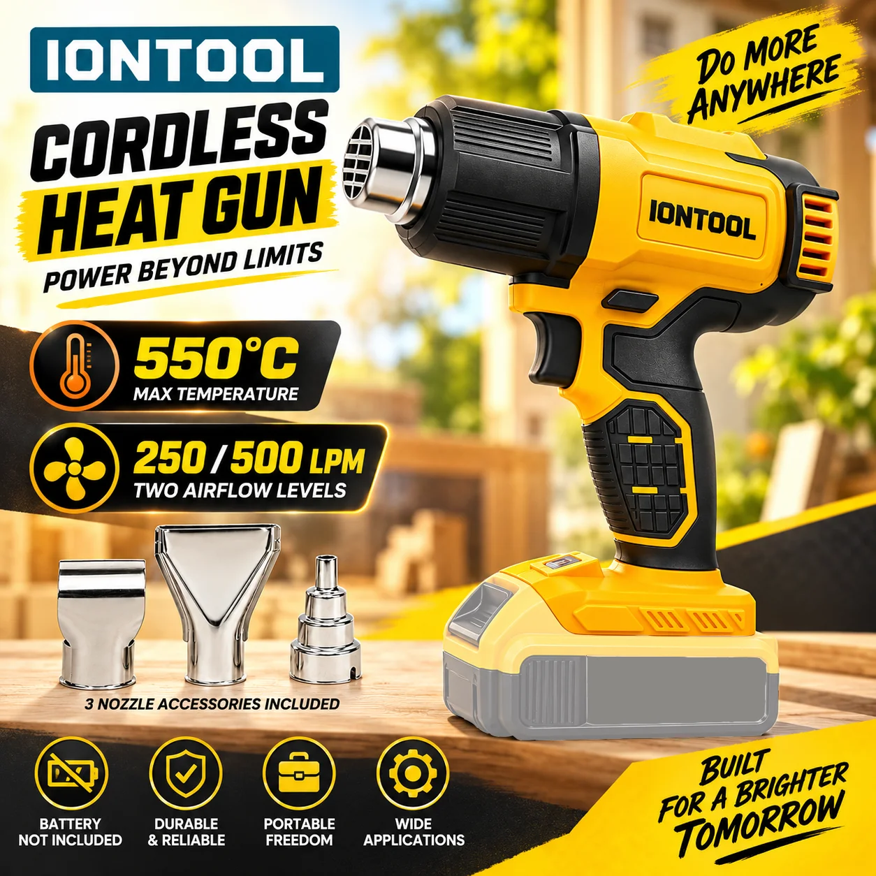 Pistolet thermique sans fil IO - Cordless Heat Gun For Shrink Tubing avis et prix